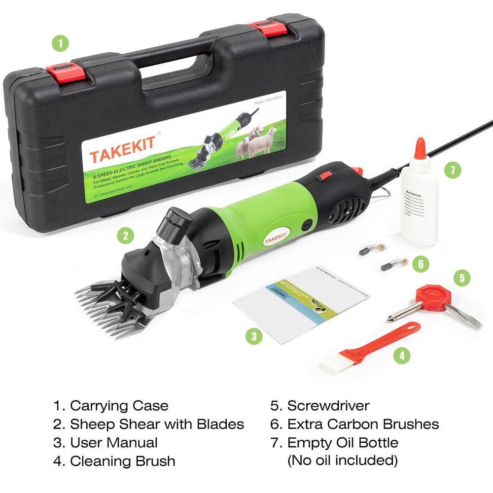 TakeKit Sheep Shears compact design for easy storage and quick setup