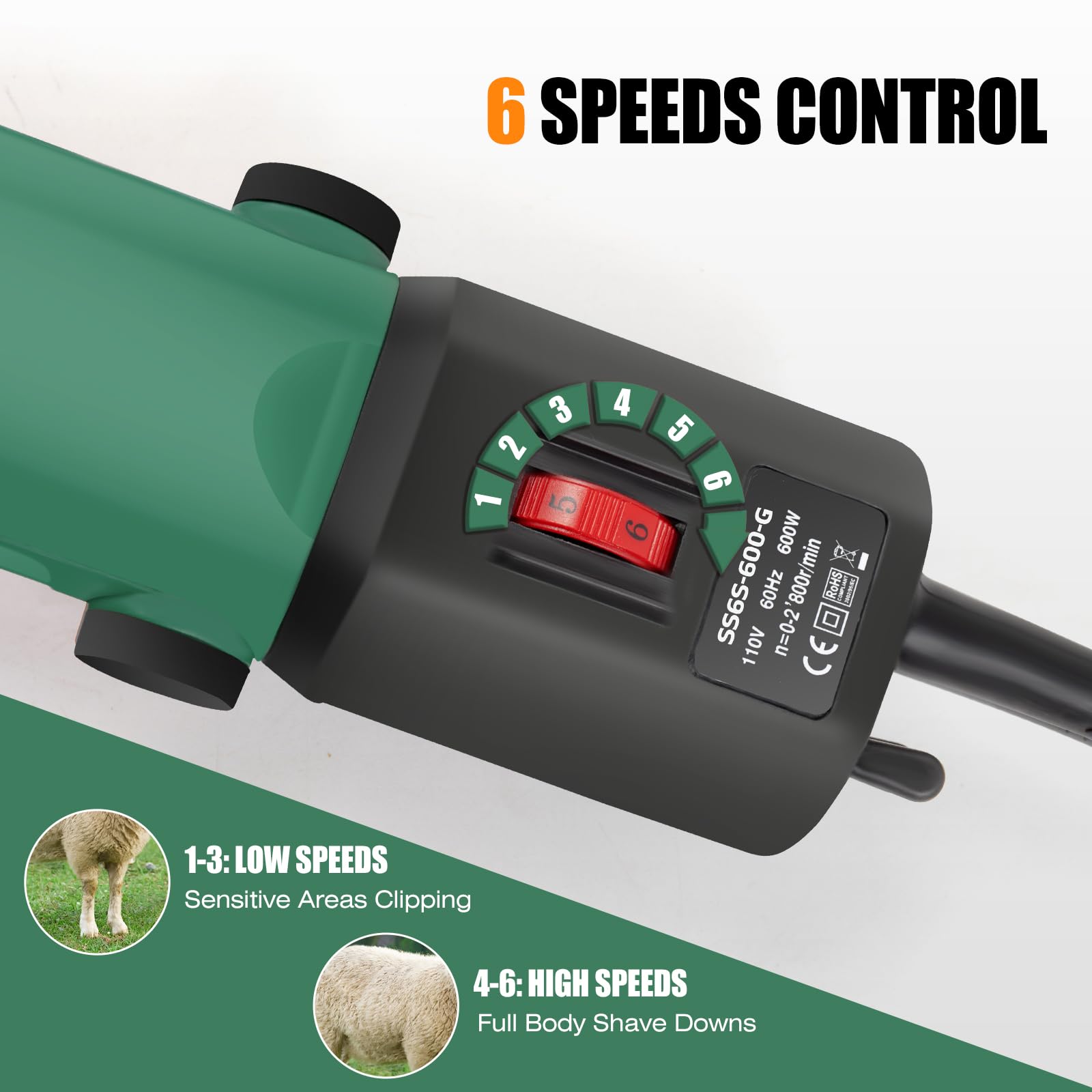 TAKEKIT Sheep Shears detachable blades simplify maintenance and quick swaps.