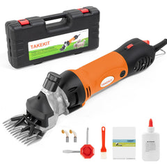 TAKEKIT Sheep Shears front view with 500W motor for efficient grooming