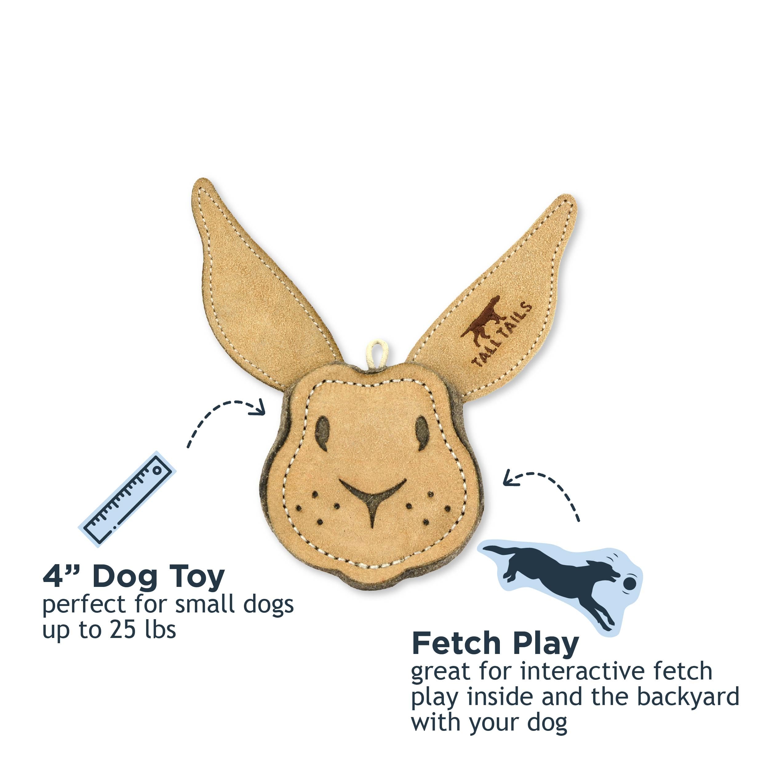 Tall Tails Scrappy Fetch Toy displays reinforced wool-felt layers for durability