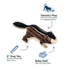 Tall Tails Chipmunk reinforced mesh fabric for longer-lasting fun during play.