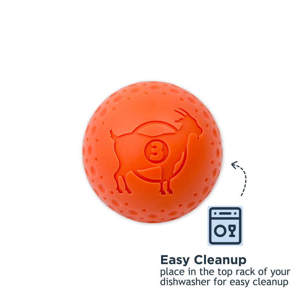 Tall Tails G.O.A.T sport ball small backyard water play overhead shot floating.