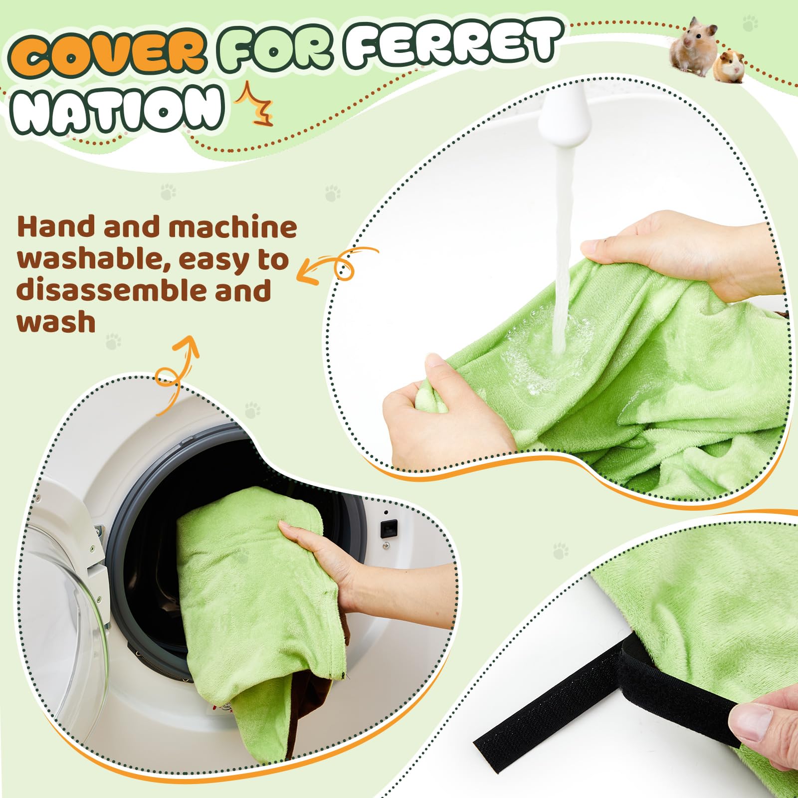 Talltalk ferret cage liner bottom plate cover shields the base from moisture and stains.