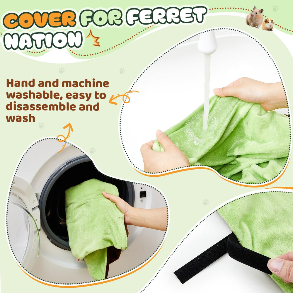 Talltalk ferret cage liner bottom plate cover shields the base from moisture and stains.