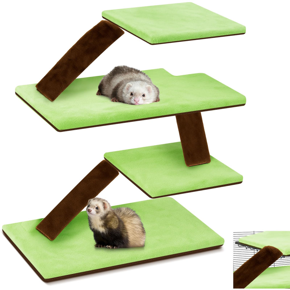 Talltalk ferret cage liner shelf cover keeps surfaces dry and comfortable during playtime.