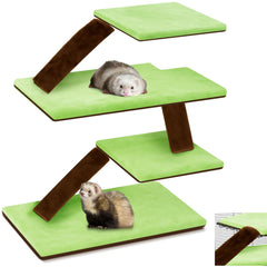 Talltalk ferret cage liner shelf cover keeps surfaces dry and comfortable during playtime.