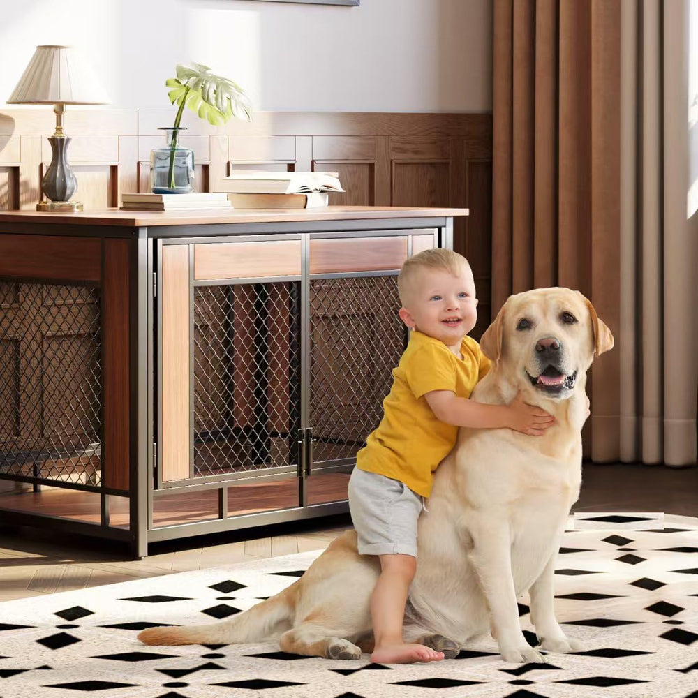 TALORFU durable wooden kennel construction for lasting use