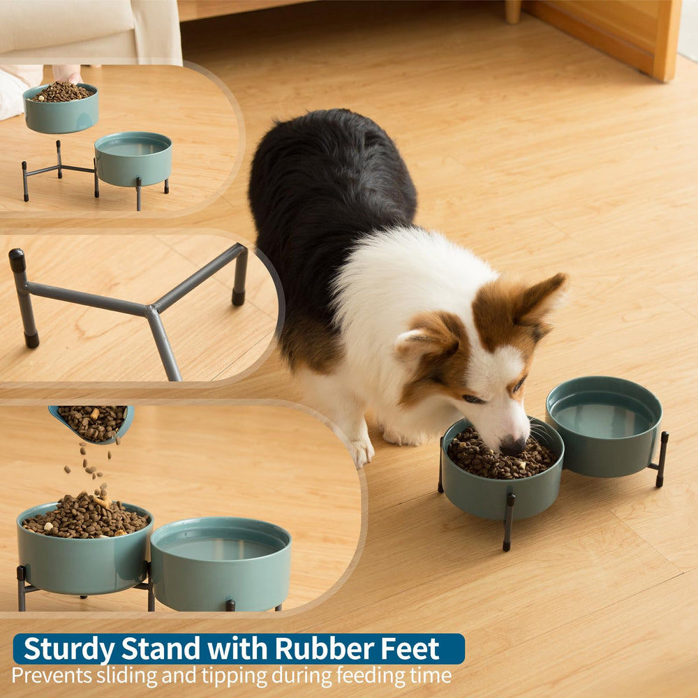 TAMAYKIM height-adjustable stand offers 4 to 5 inch options for breeds.