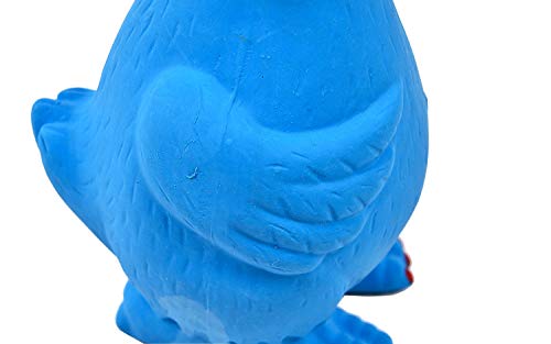 Tamu Style rubber chicken toy for dogs, durable for long-distance fetch.