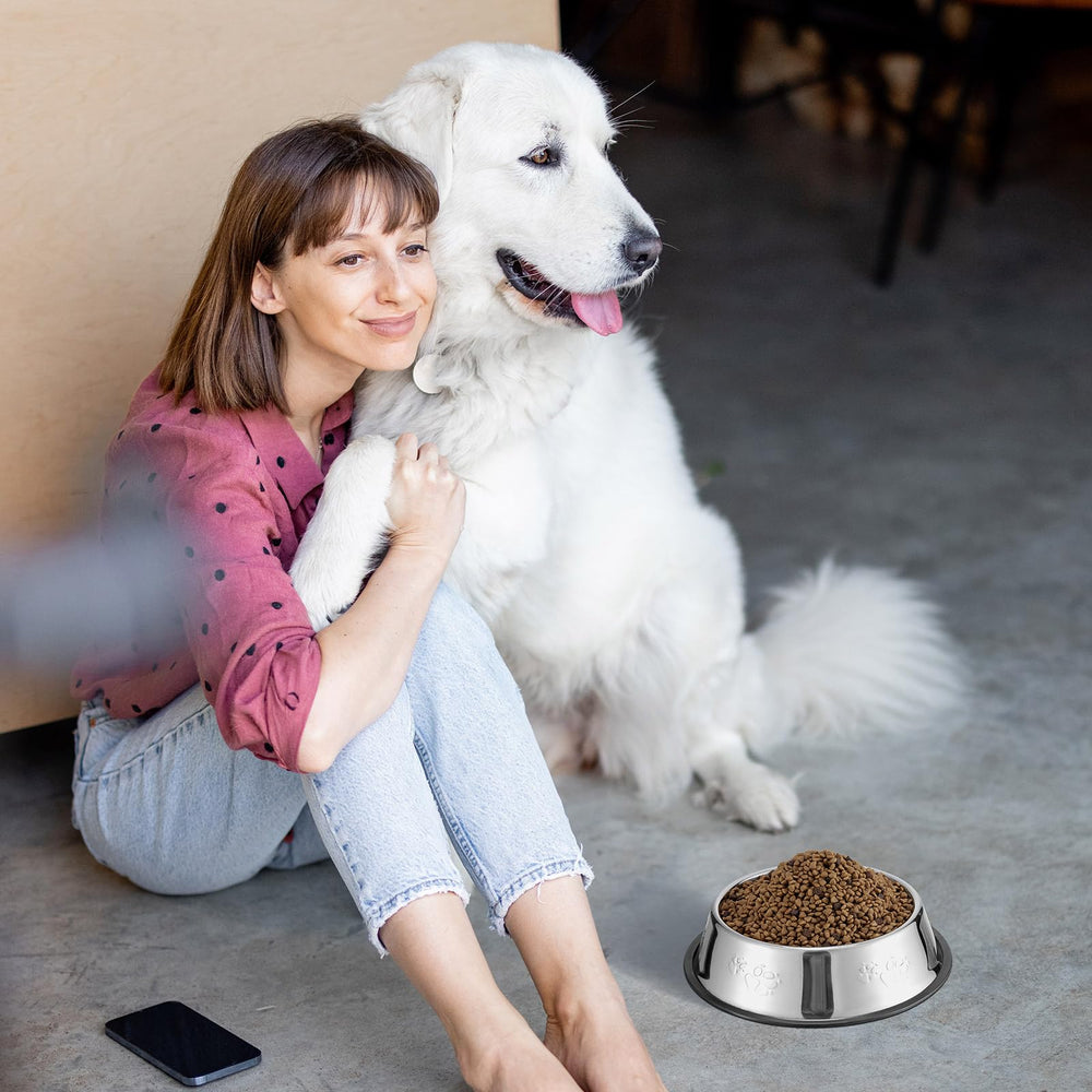 Tanlade bowls suitable for dogs, cats, kittens, and rabbits during feeding.