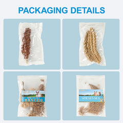 TAOKEKE hamster spray set wheat sprays close-up shows safe chewing foraging components