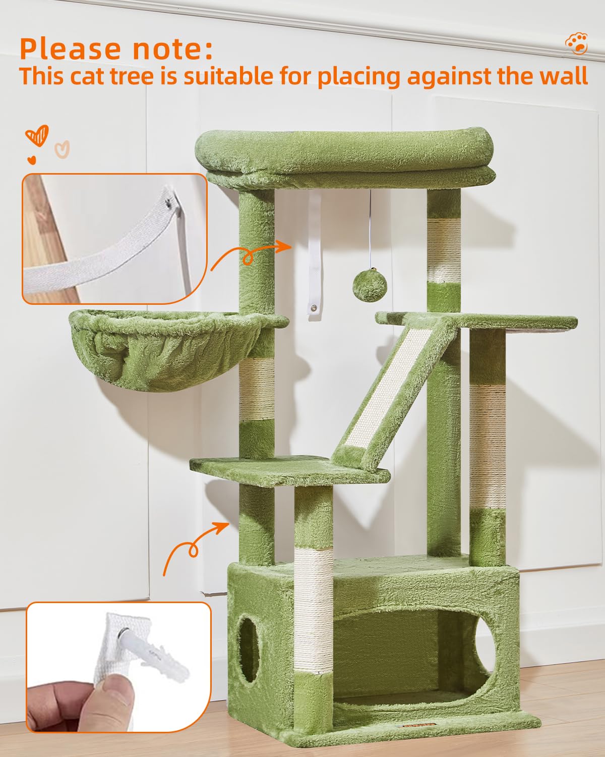 Taoqimiao cat tree kitten-friendly design supports growing felines.