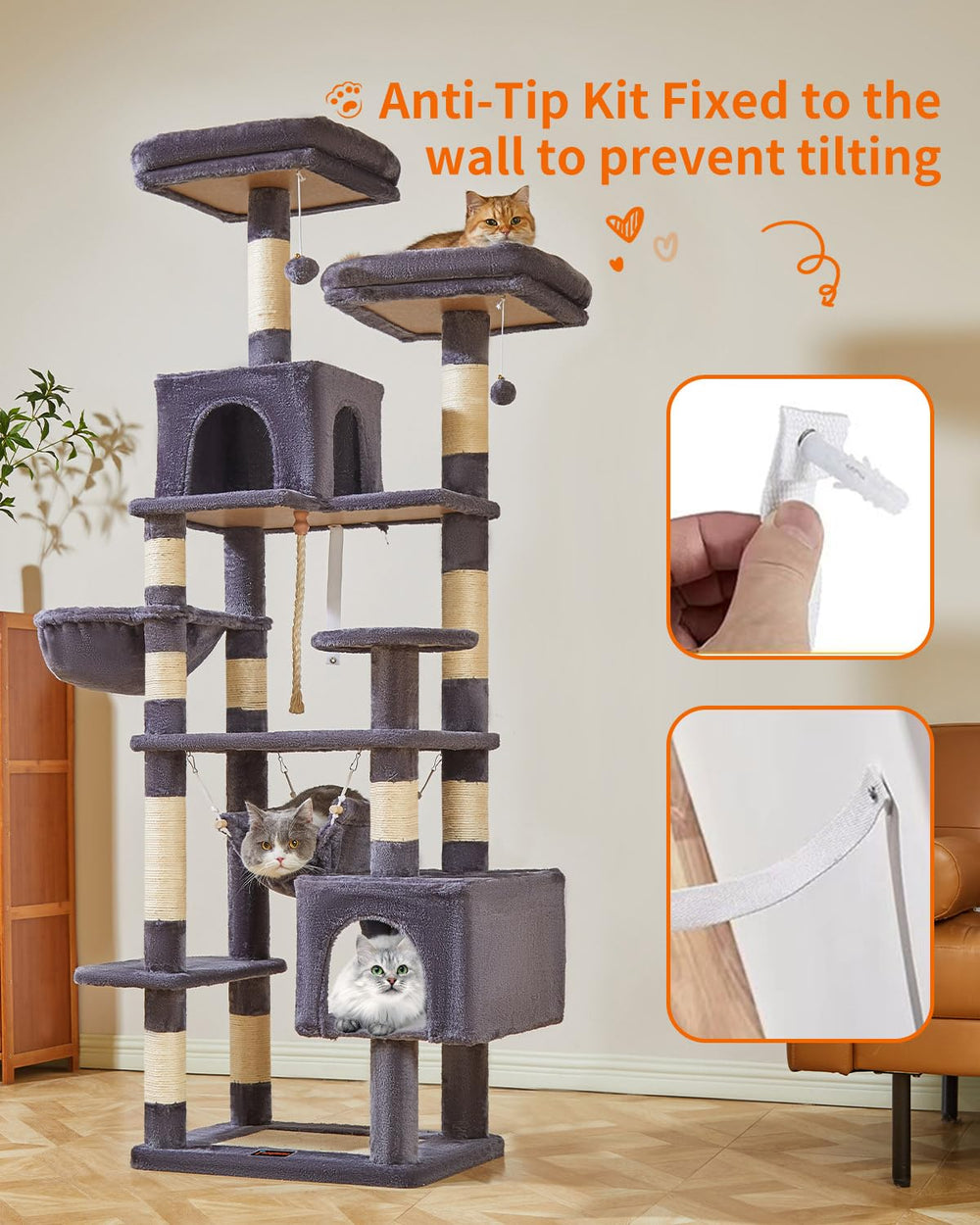 Taoqimiao caves and pompom accents enhance interactive toy fun