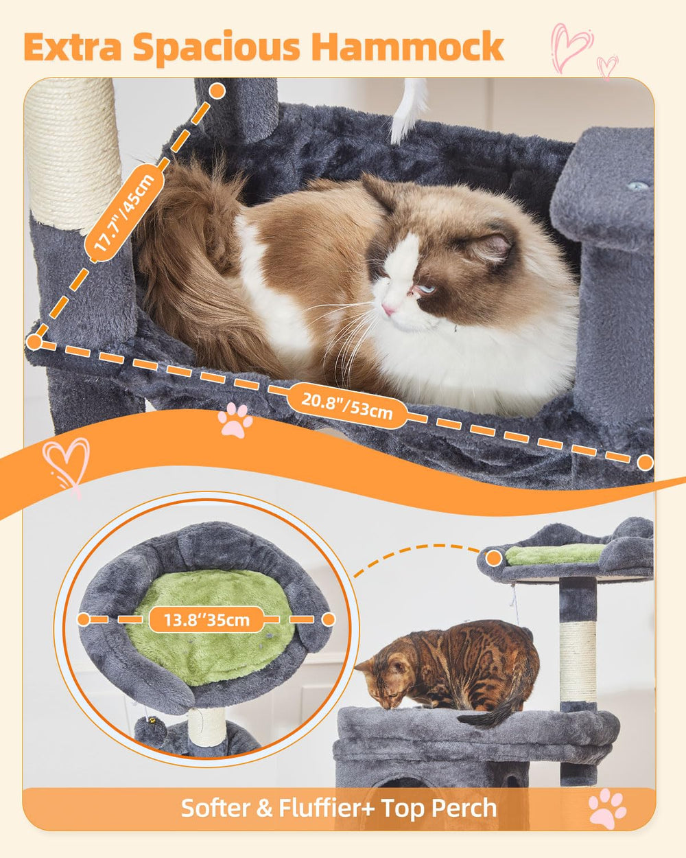 Taoqimiao cat tree plush mice invite playful interaction and swat-friendly fun.
