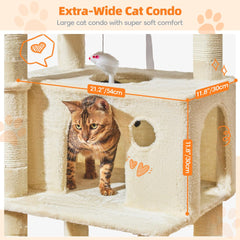 Taoqimiao cat tree top perches offering safe elevated resting spots.