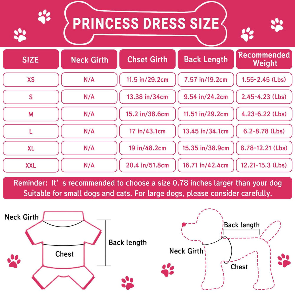 TAPBULL dog dresses heart design red pack adds bold charm for photos and parties