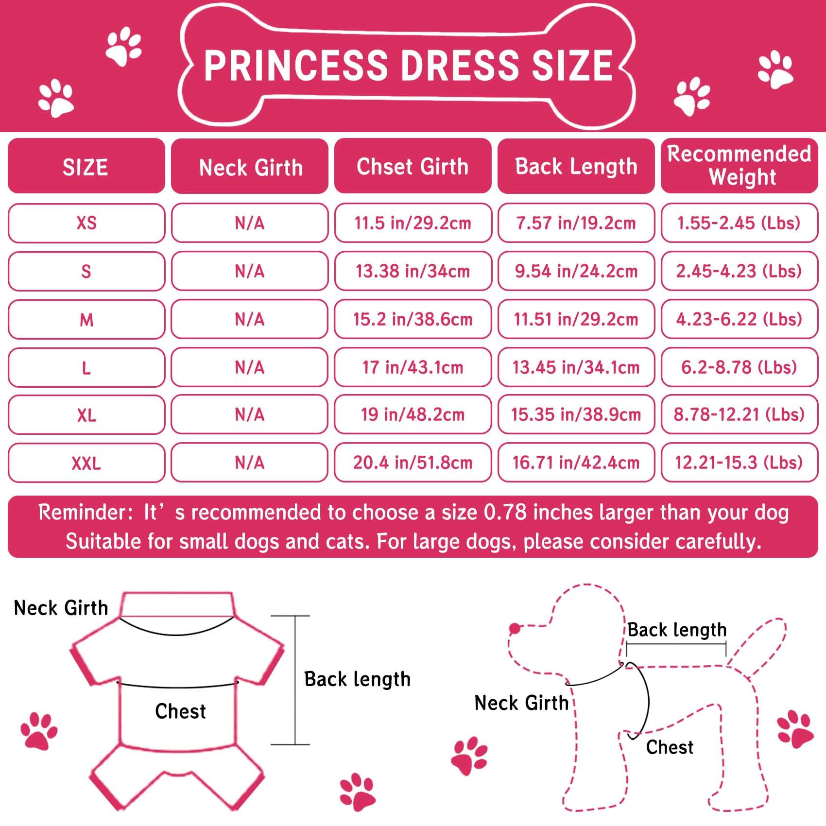 TAPBULL dog dress in red heart design for festive outings