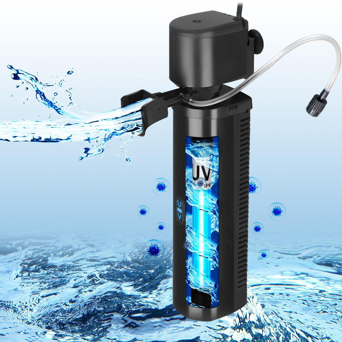 Tararium aquarium filter 40-150 gallon tank setup for simple, tidy installation