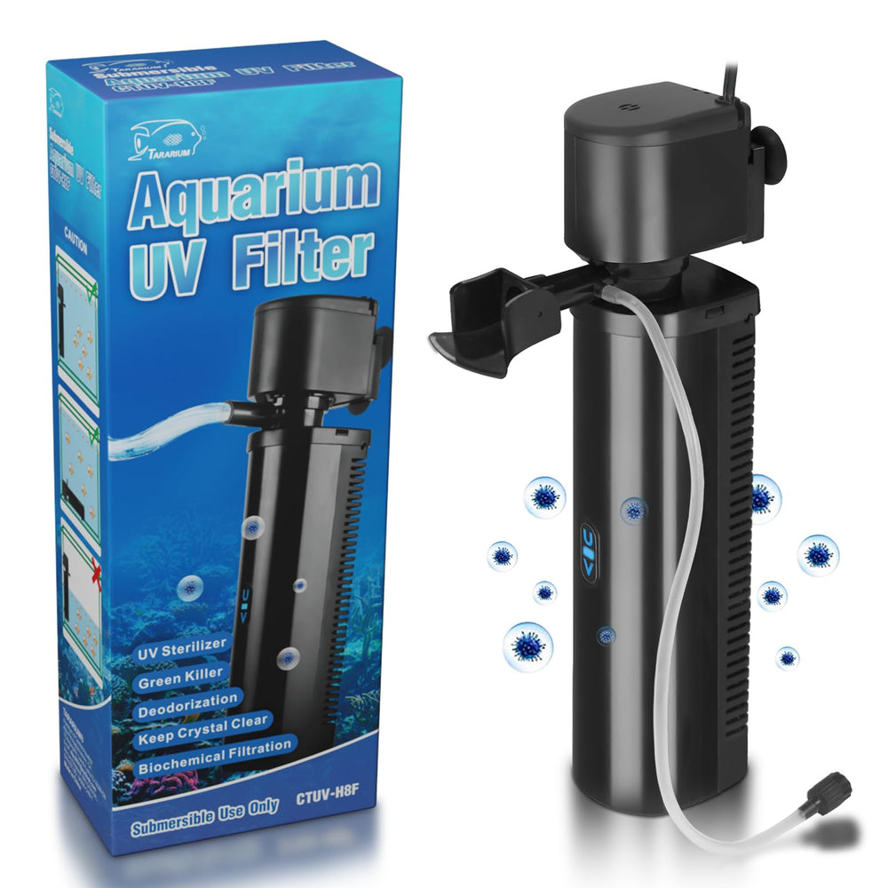 Tararium tank application demonstrates compatibility with freshwater, saltwater, and turtle setups