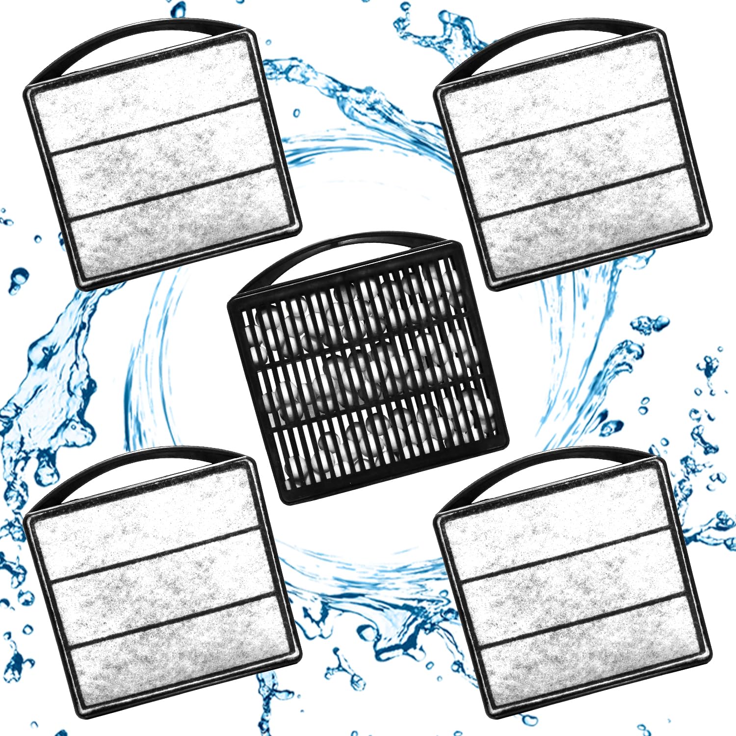 TARARIUM IX-90 ceramic ball plate improves turtle tank filtration flow