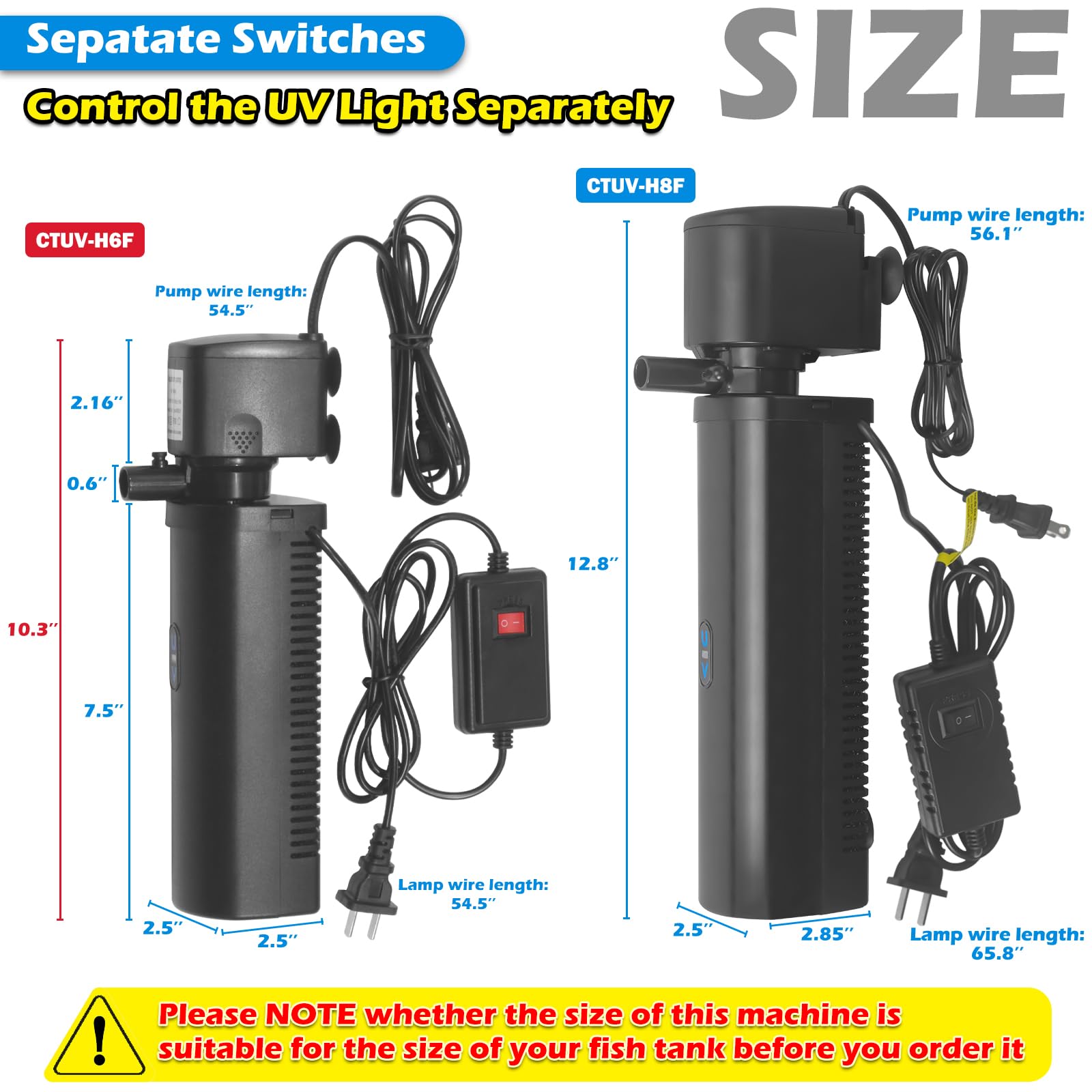 Tararium reduces aquarium smells by neutralizing green water through UV treatment.