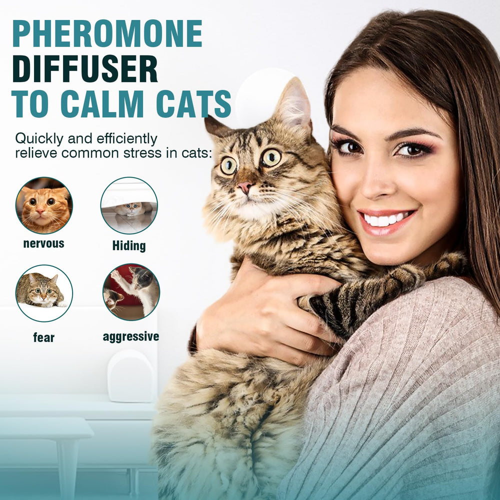 Taraxa Cat Calming Diffuser covers up to 700 sq ft for larger spaces