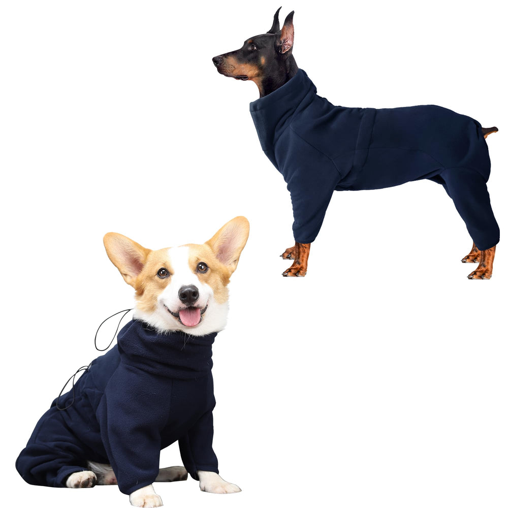 TARFEPA dog winter coat front view shows full coverage warmth for chilly walks