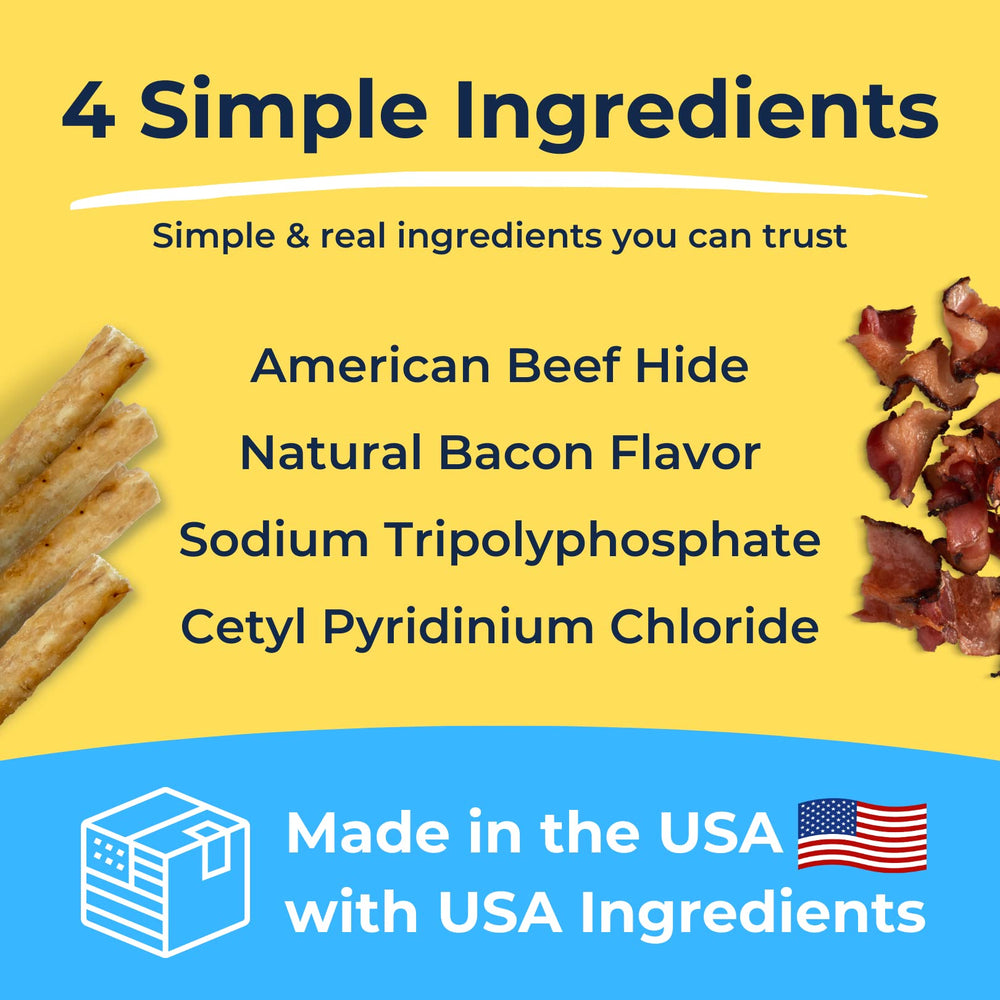 Tartar Shield USA-made dog treats emphasizing quality ingredients and domestic production.