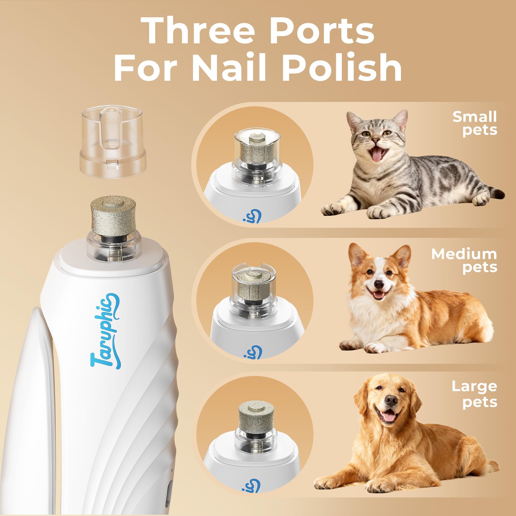 Taruphic 2in1 nail clippers with LED lights illuminate nails for safer trimming