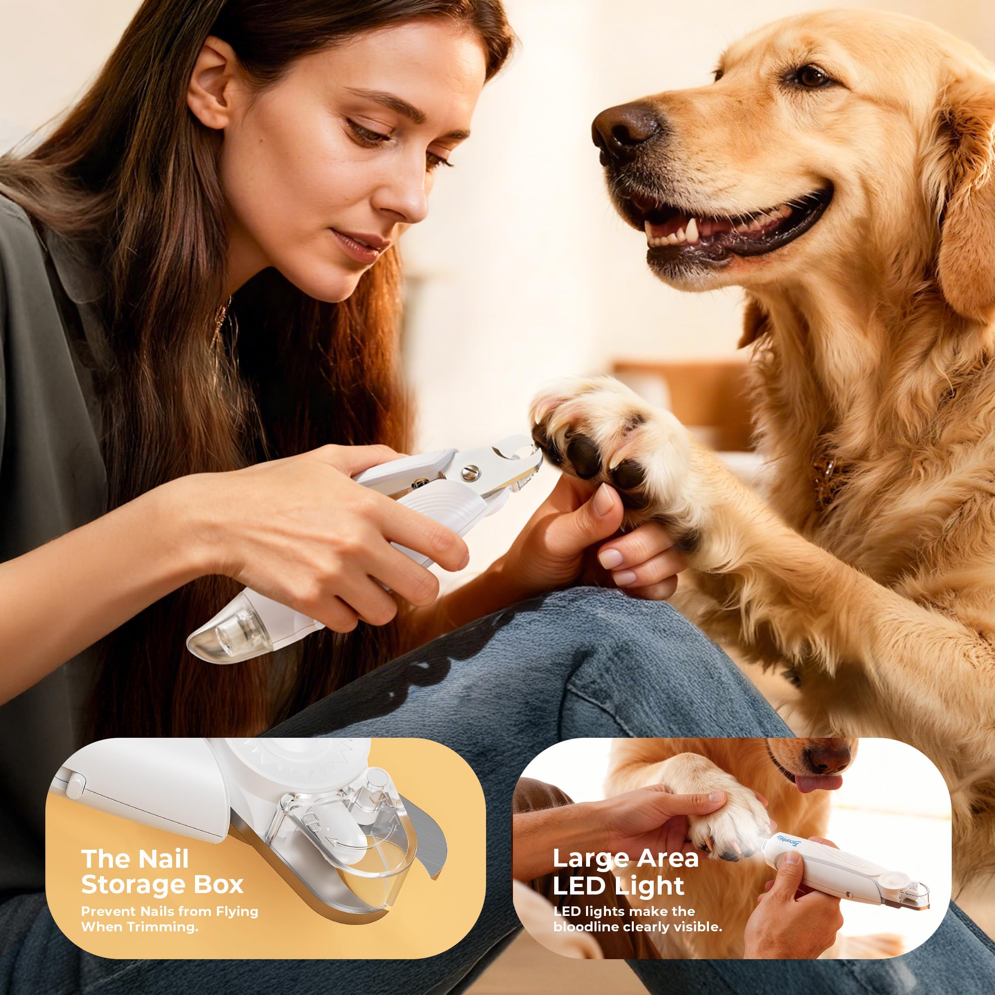 Taruphic 2in1 compatible with small to large pets for versatile grooming