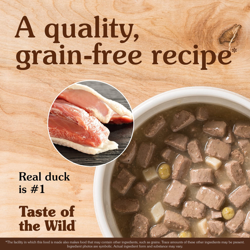 Taste of the Wild Wetlands bones and muscles image shows protein blend for lean strength