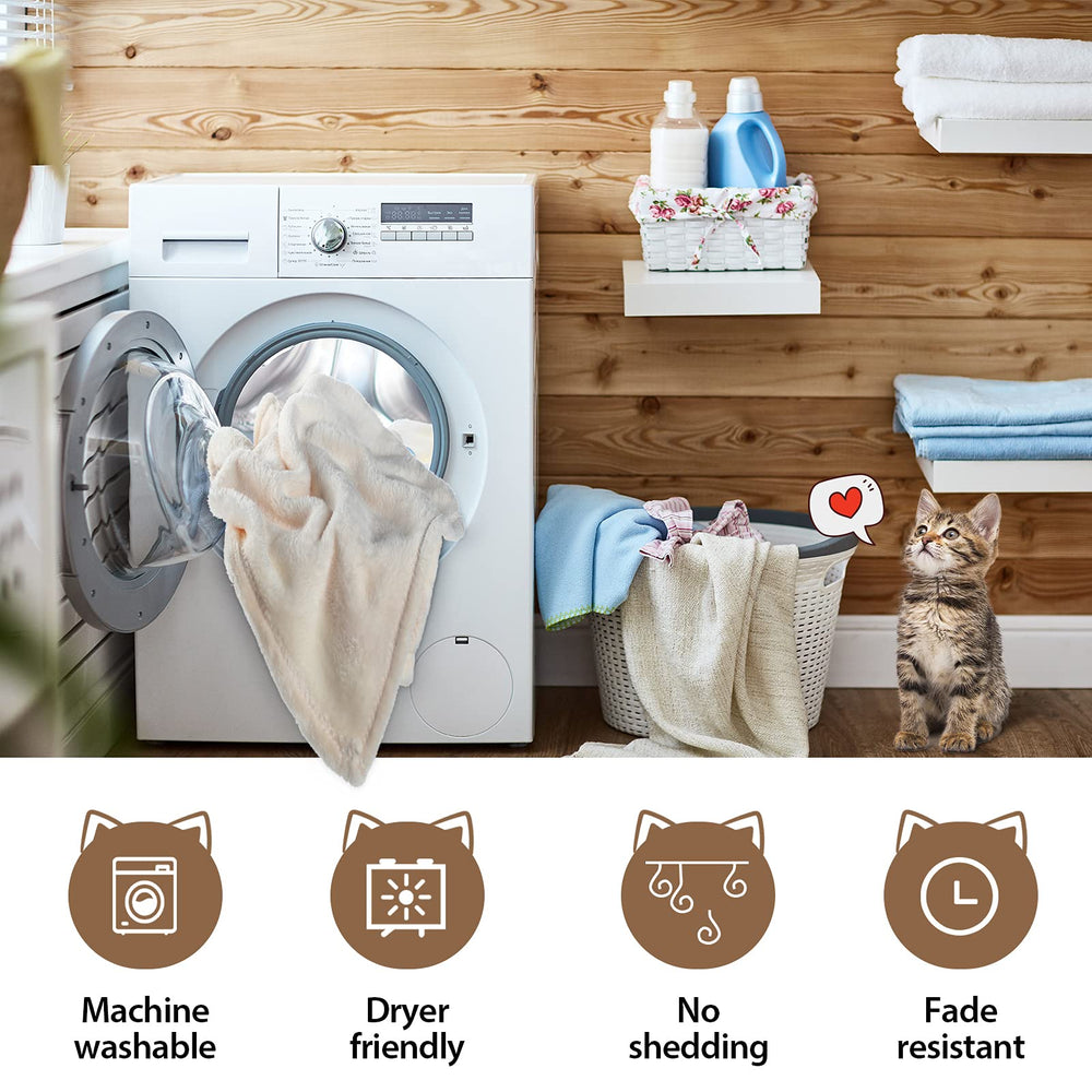 tatuo blanket easy-care option machine wash and dry