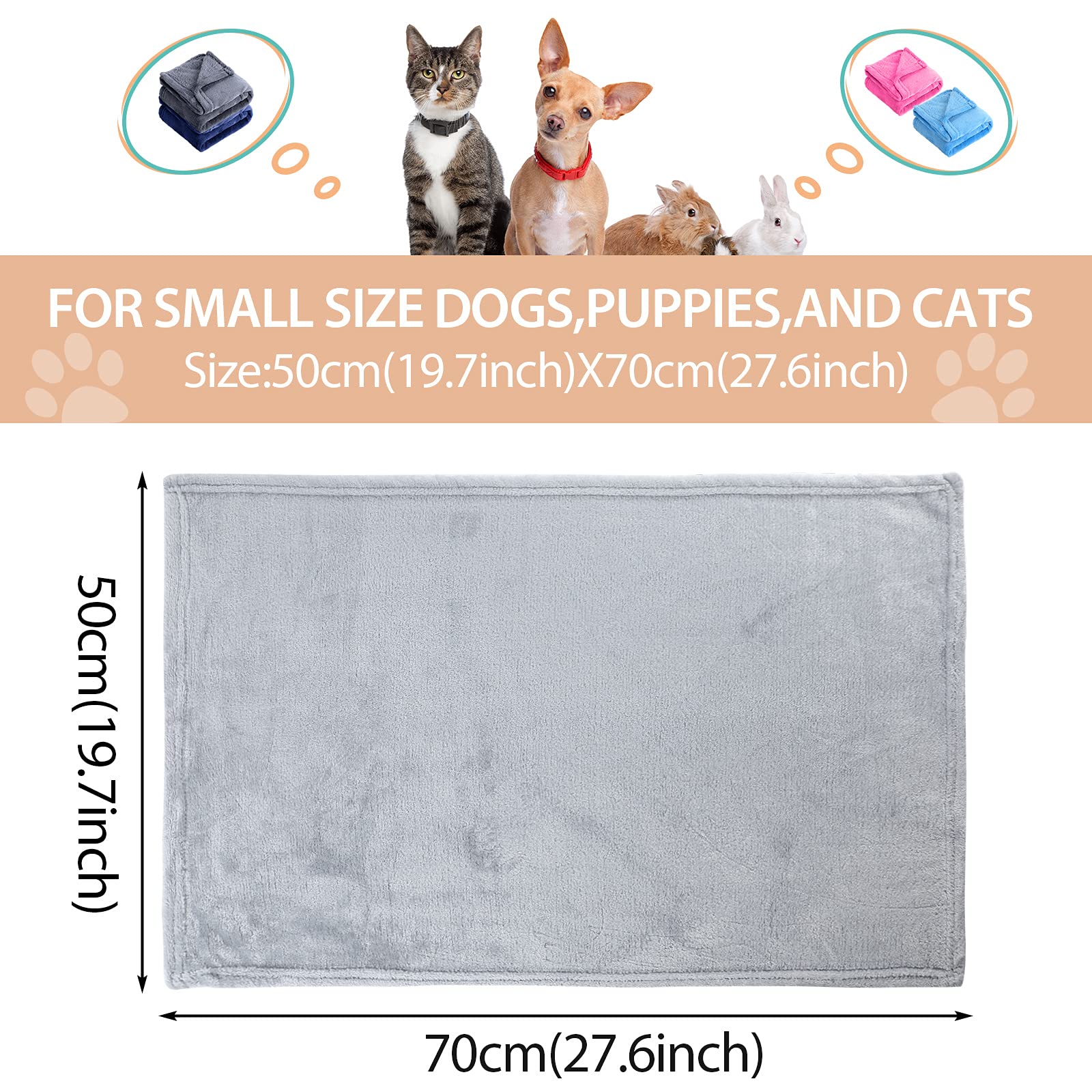 tatuo fleece blanket close-up shows soft texture for cozy pets