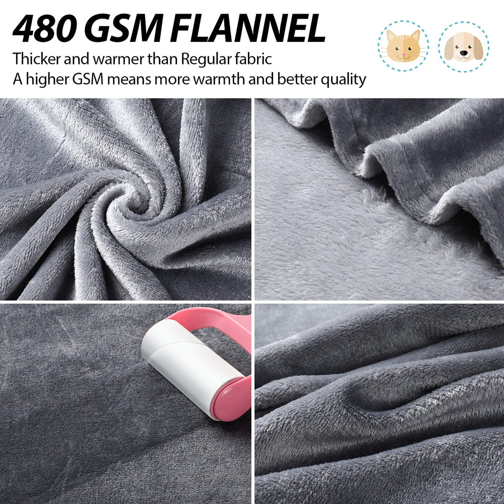 tatuo pet blanket on bed creates a warm, cozy sleeping area