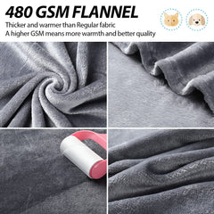 tatuo pet blanket on bed creates a warm, cozy sleeping area