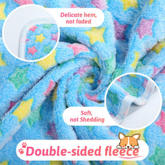 Tatuo puppy blanket camel bone pattern helps protect furniture from pet hair and scratches.