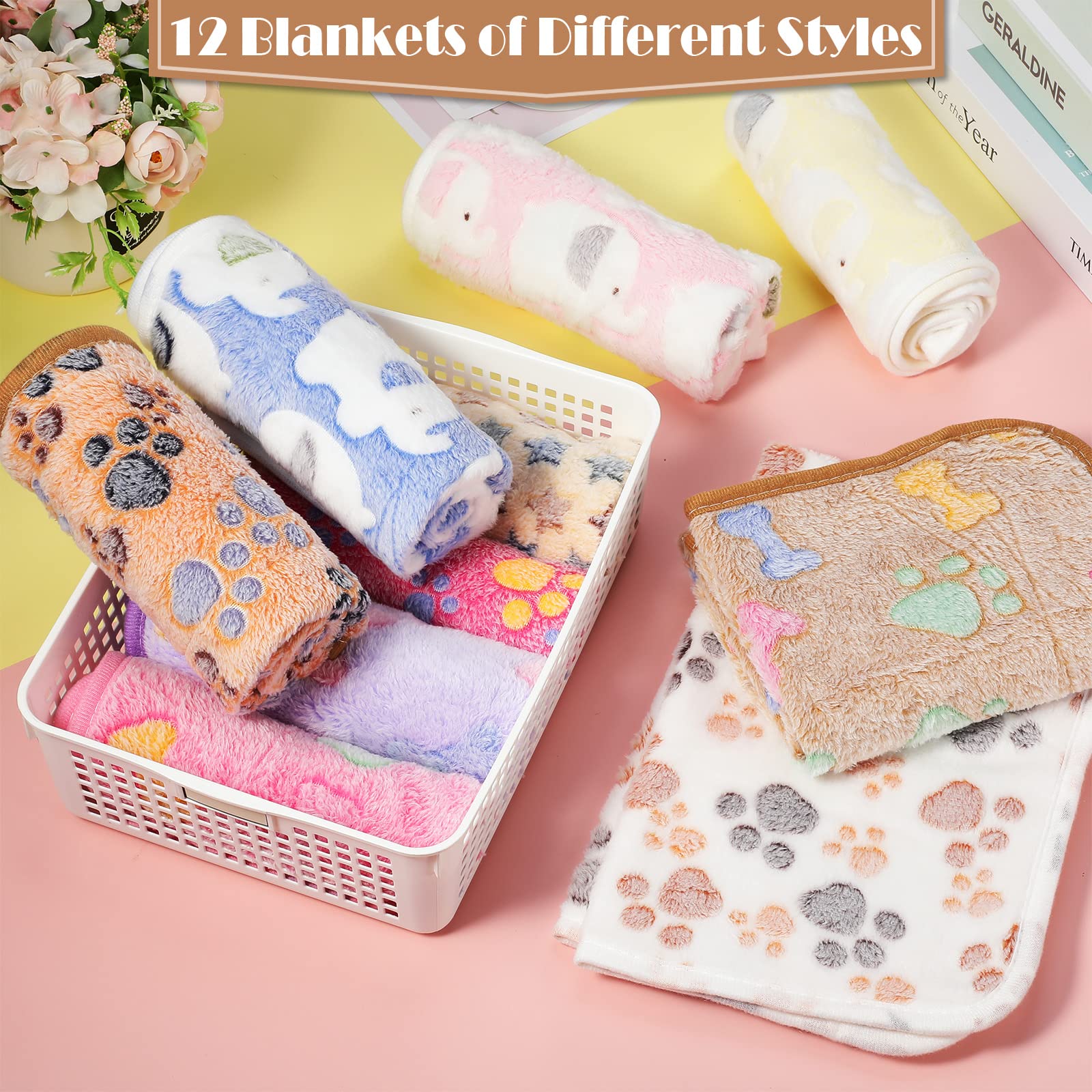 Tatuo puppy blanket multiple-uses folds for travel and easy storage.
