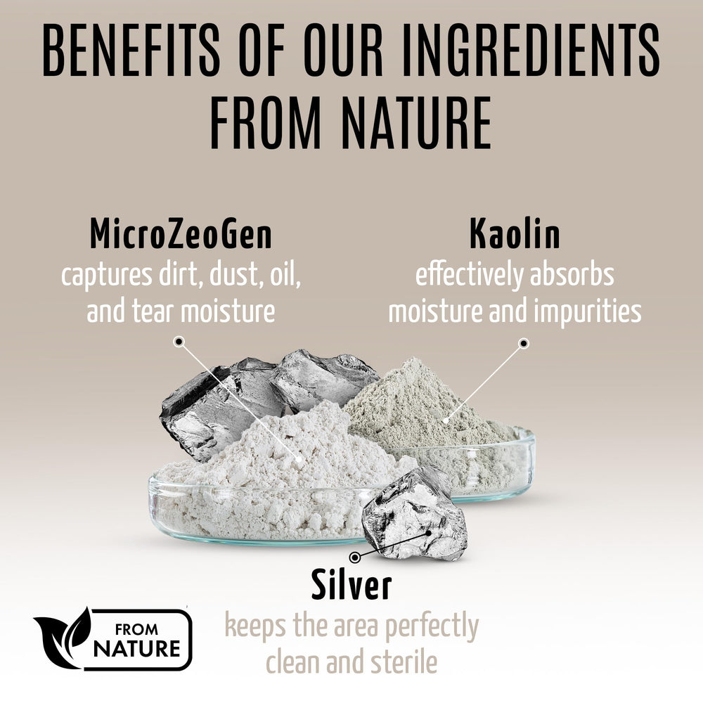 Tauro Pro Line texture close-up emphasizing natural kaolin clay for safe lifting