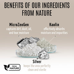 Tauro Pro Line texture close-up emphasizing natural kaolin clay for safe lifting