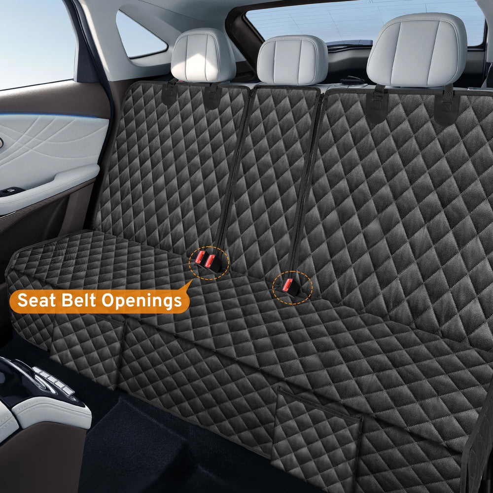 TAUYANG pet bench seat cover with secure anchors keeps pets safe