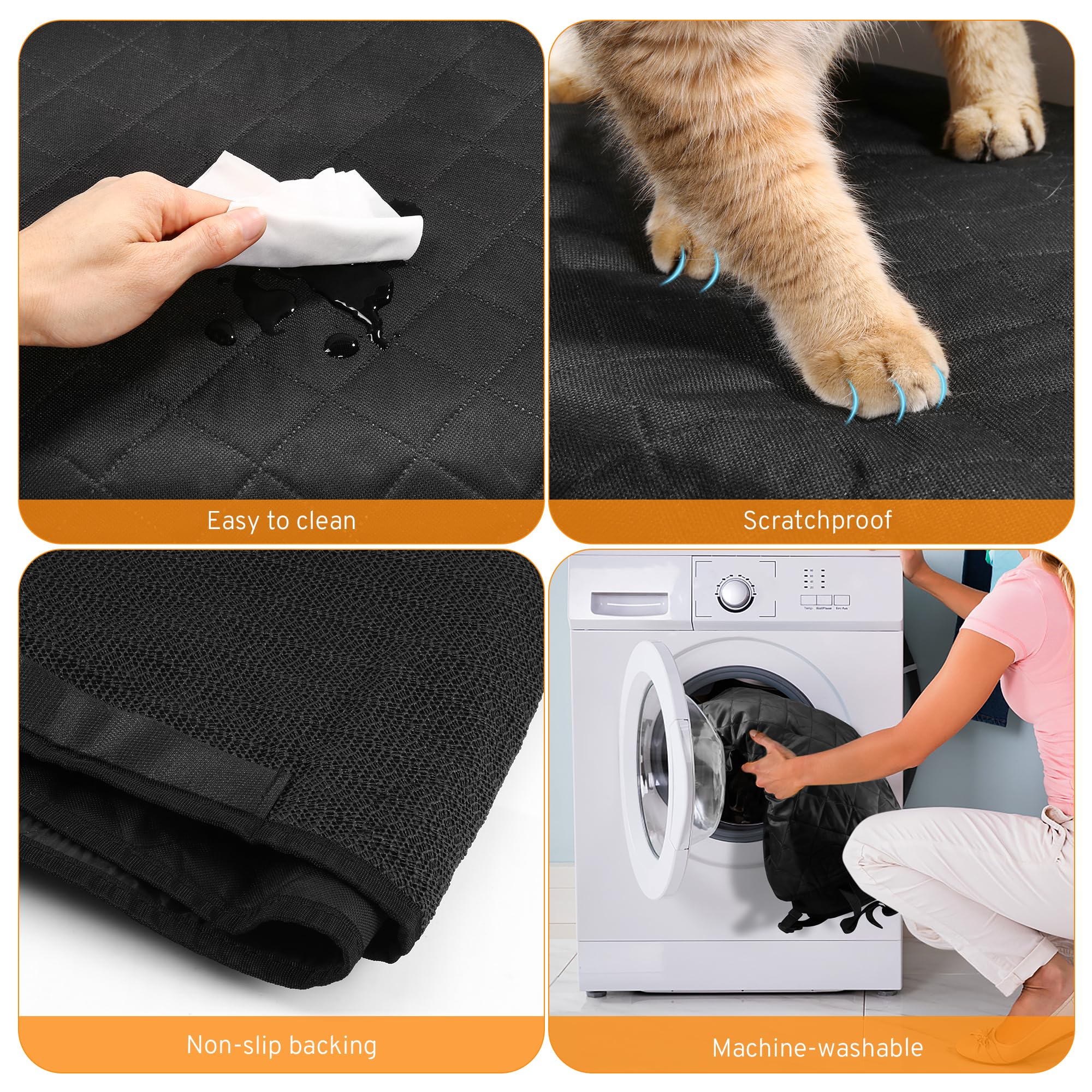 TAUYANG waterproof scratch-proof cover protects car seats from dirt
