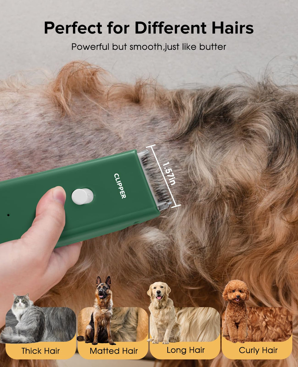 Tawiijou low noise clippers reduce stress during grooming sessions