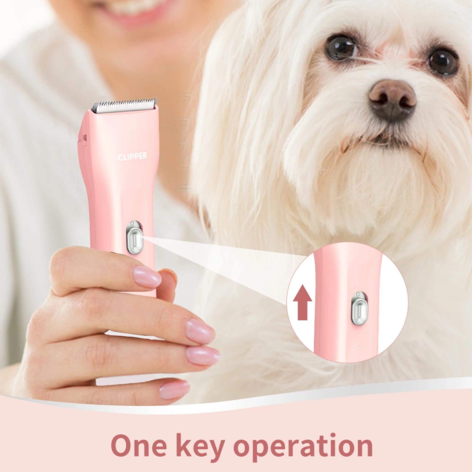 Tawiijou Pet Hair Clipper clears mats smoothly for painless grooming.