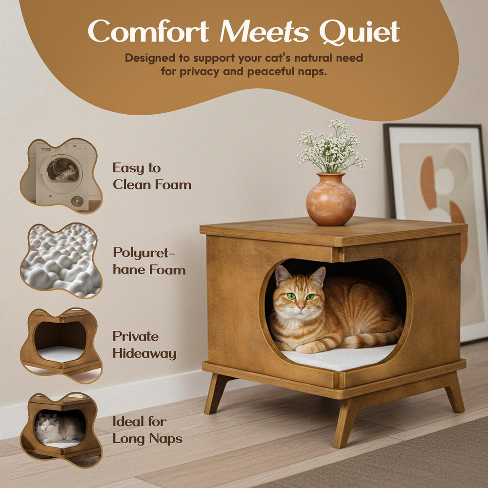 TAYROCK stylish minimalist decor piece—subtle wood finish enhances rooms.