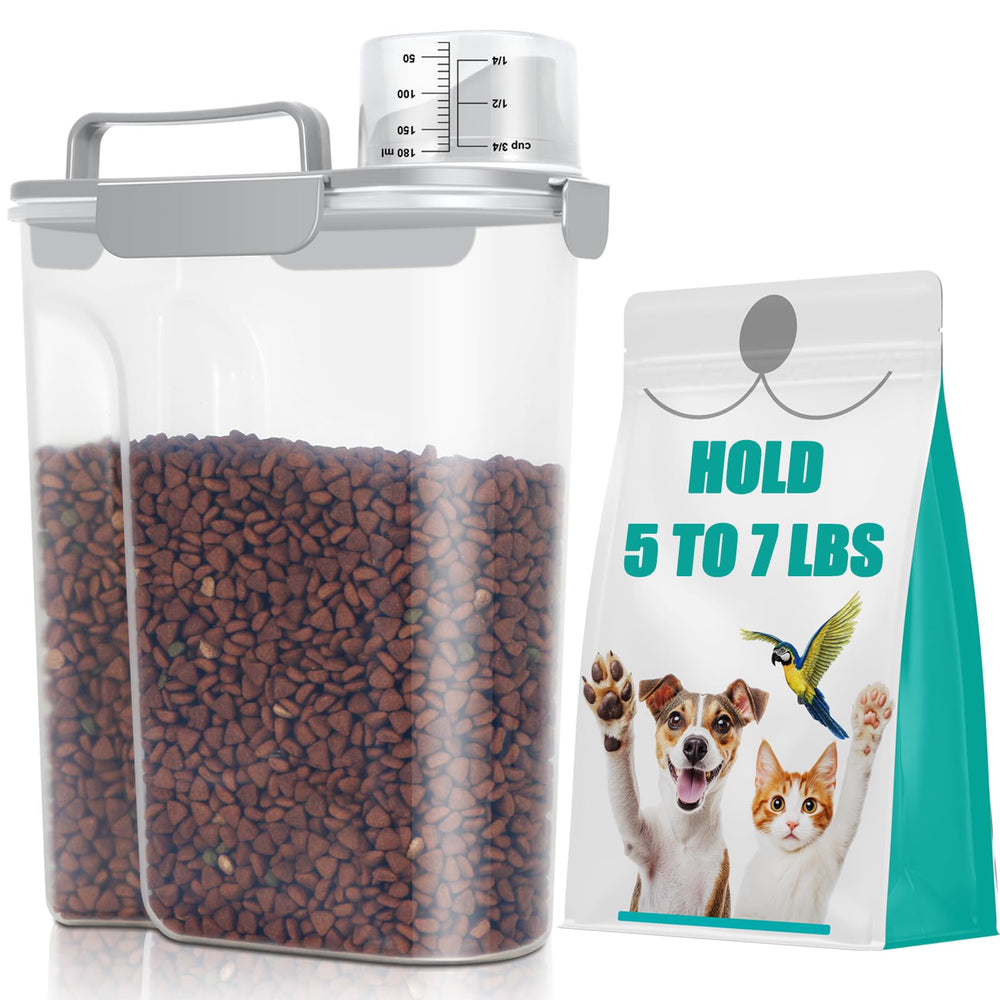TBMax 6-quart pet food container with compact design for convenient storage indoors