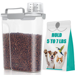 TBMax 6-quart pet food container with compact design for convenient storage indoors