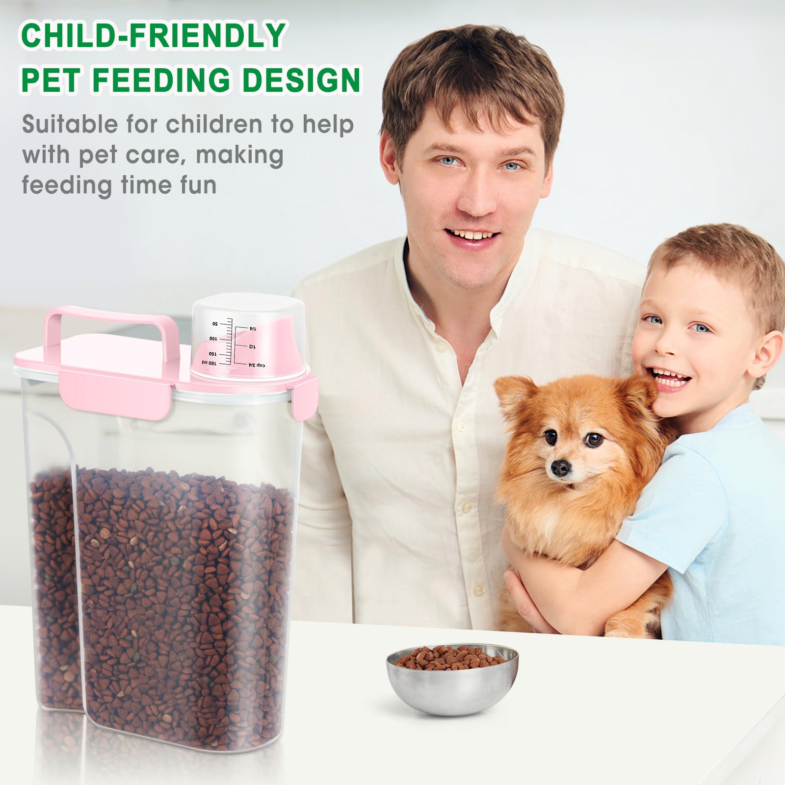 TBMax BPA-free durable pet food bin suitable for indoor and outdoor storage.
