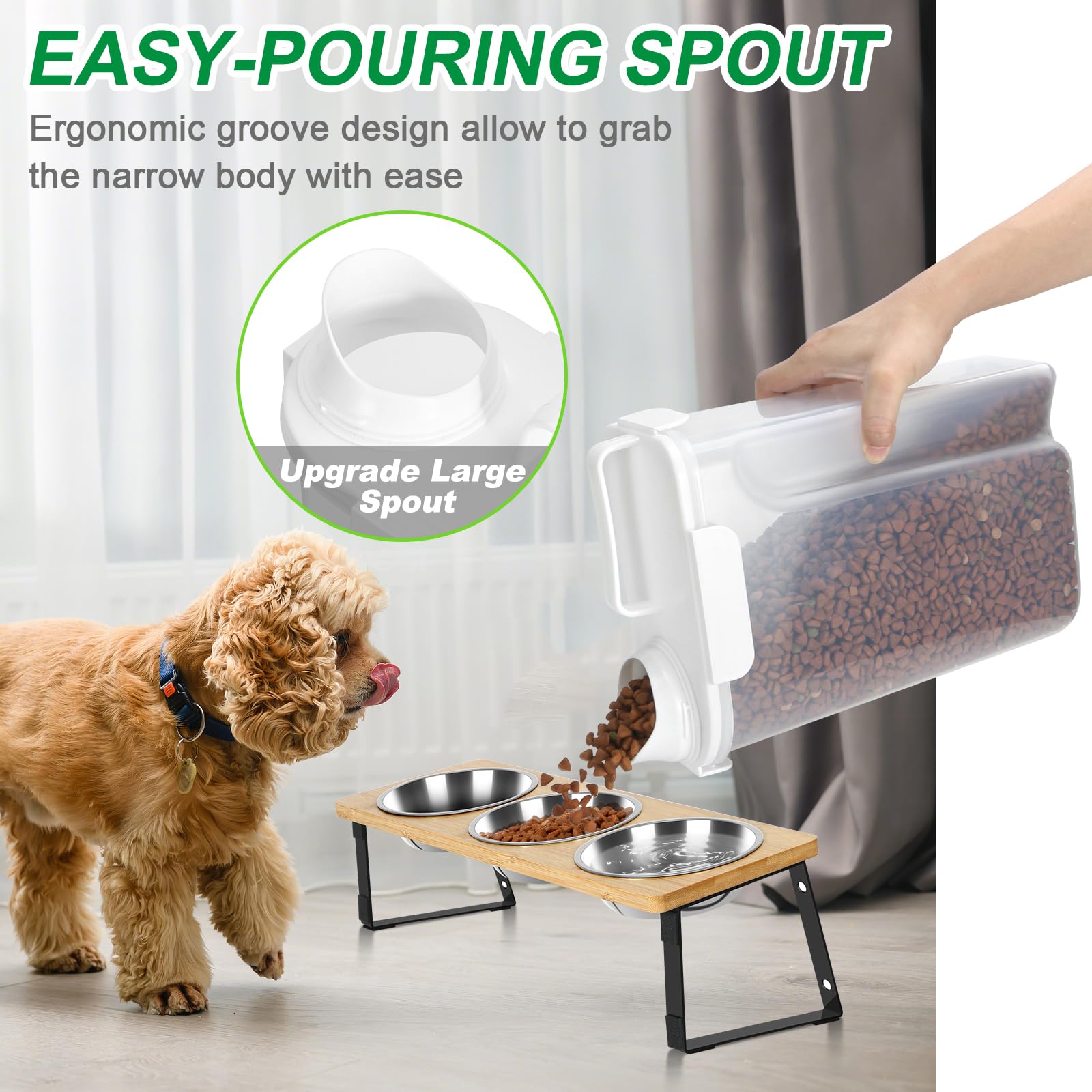 TBMax cat food storage made from BPA-free material for safe kitchen storage.