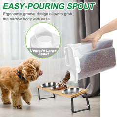 TBMax cat food storage made from BPA-free material for safe kitchen storage.