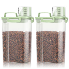 TBMax small-dog-cat-storage-2-pack shows compact airtight containers for organized pet food.